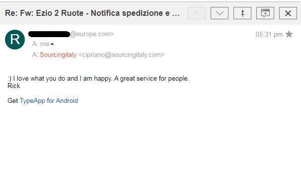 Redirect Italy Forwarding 251